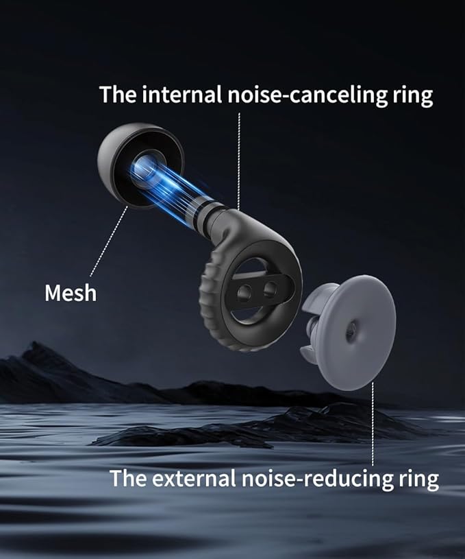 Ear Plugs for Sleeping Noise Cancelling EarPlugs Reusable Ear Concert Protection for Musicians,Rave,Focus,Moto and Sleep 25dB Silicone Earplugs Noise Reduction 8 Pair Ear Tips (XS/S/M/L) Black