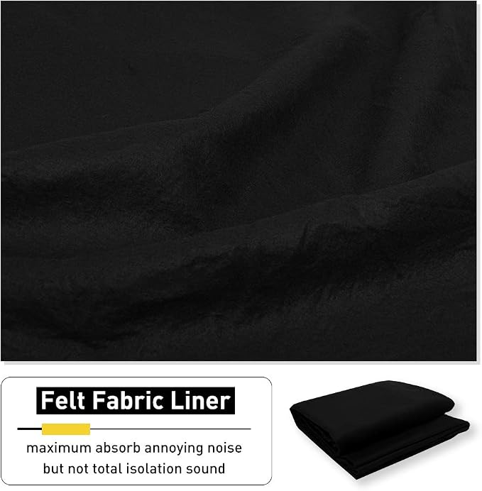 NICETOWN Noise Insulation Curtain Panels, Pair of Energy Smart & 100% Blackout Drapes for Dining Room Window, Thermal Insulated Guest Room Lined Window Dressing (Pure White, 52 x 72 inch)