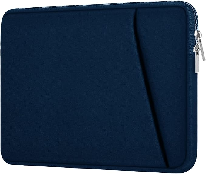 15.6 inch Laptop case, Durable Briefcase Shockproof Protective Sleeve, Handbags Portable Laptop Bag for 15.6 inch HP Dell Asus Lenovo Notebook Computer Cover with Front Pocket, Blue
