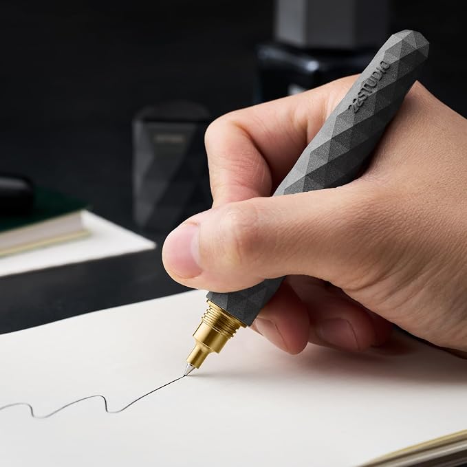 22STUDIO Polygon Rollerball Pens Gift Set| Luxury Smooth Writing Pen | Unique Design for Professionals & Collectors | Premium Office Stationery | Gift for Executives & Writers (Midnight)