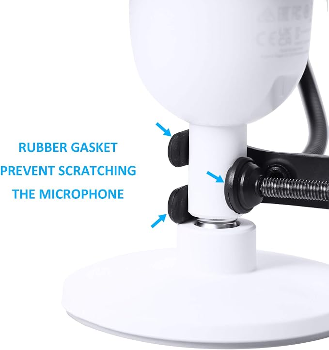 YOUSHARES Razer Seiren Mini Pop Filter with Foam Windscreen - 3 Layers Pop Screen Shield and Foam Cover Compatible with Razer Seiren Mini Mic