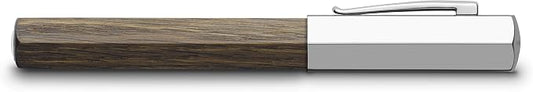 Faber-Castell Ondoro Fountain Pen, Smoked Oak Wood - Fine