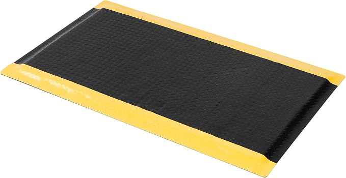 Anti Fatigue Mats Industrial 3' x 6' 15/16" Thick Ergonomic Standing Mat Heavy Duty Diamond Plate Shop Floor Mats Commercial Kitchen Mat Helps Relieve Back and Leg Soreness