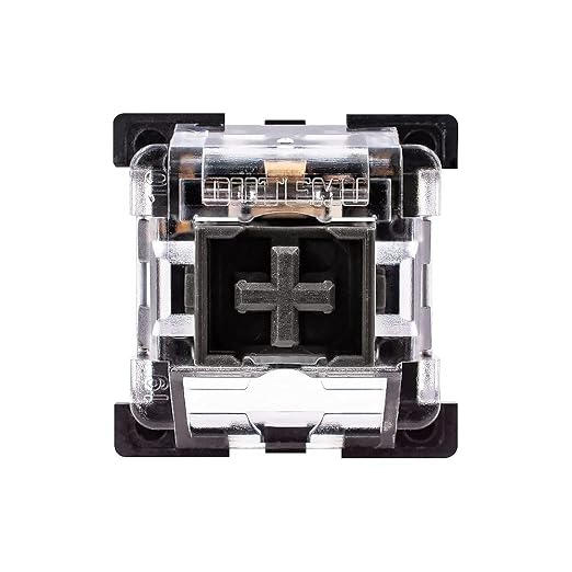 OUTEMU (Gaote) Black Switches - 20 Pack -3 pin DIY Replaceable Linear Heavy 60g Force Key Switches Replacement Switches or Mechanical Keyboard