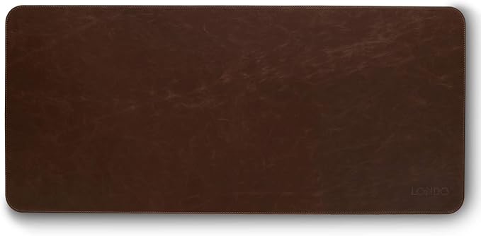 Londo Leather Extended Mouse Pad – Large Desk Mat for Office & Gaming, Smooth Writing Surface, Non-Slip Base, Durable & Stylish Workspace Accessory