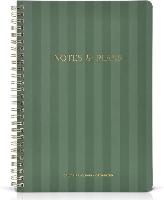 Beautiful Daily Planner And Notebook With Hourly Schedule - Aesthetic Spiral To do List Notepad to Easily Organize Your Tasks And Appointments - Stylish Book And School Or Office Supplies For Women