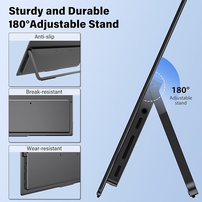 InnoView 14 Inch OLED Portable Monitor 4k UHD 3840x2400 Portable Monitor 100% DCI-P3 | 100000:1Contrast | Built-in Speakers, Travel Monitors for Laptop PC MAC Phone PS4 Xbox Switch