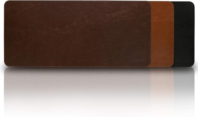 Londo Leather Extended Mouse Pad – Large Desk Mat for Office & Gaming, Smooth Writing Surface, Non-Slip Base, Durable & Stylish Workspace Accessory