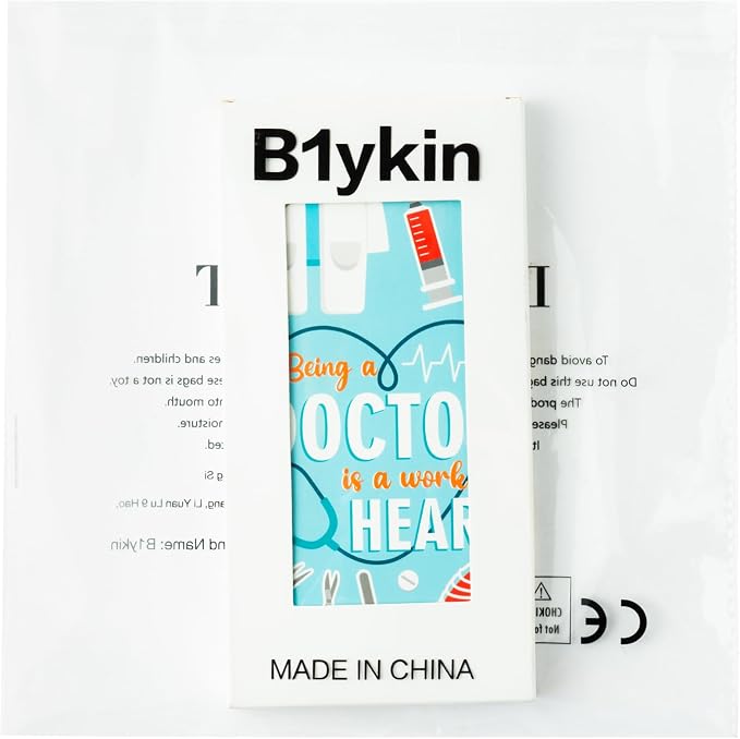 B1ykin Cute Sticky Notes Set - Being A Doctor is A Work of Heart Self-Stick Notes Pad, 550 Sheets Writing Memo Pages Sticky Notepad for Teacher Appreciation Gifts, School Office Supplies (Doctor)