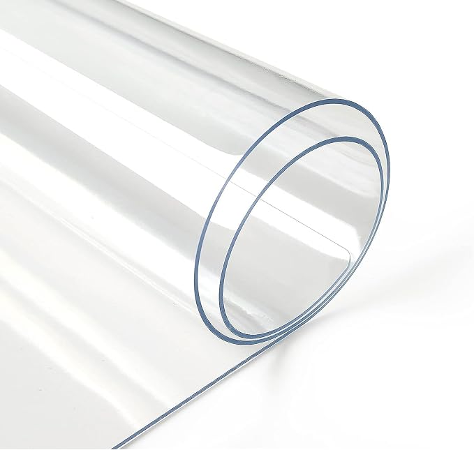 Deep Dream 1.5mm Clear Desk Cover Protector, 42×76 Inch Clear Desk Cover, Clear Desk Mat, Table Cover Tablecloth Protector Rectangle, Table Protector for Dining Room Table