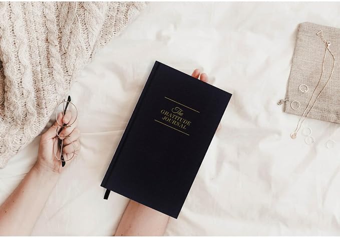 The Gratitude Journal - for More Mindfulness, Happiness, Positive Vibes, Affirmations, Productivity, and Self Reflection -Undated Daily Journal