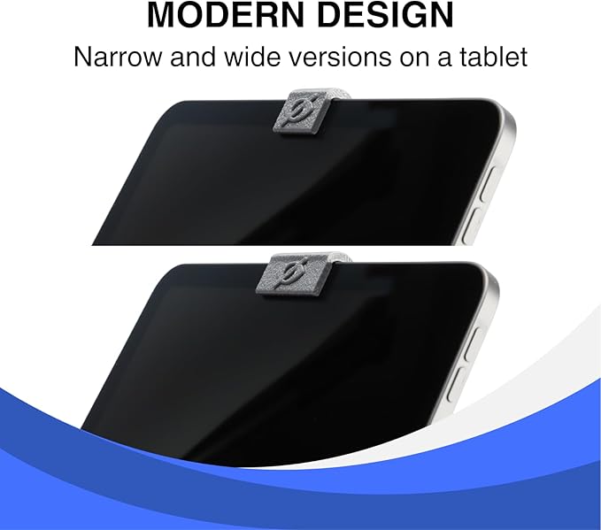 Laptop Tablet Webcam Cover for Privacy Flexible Slide Easy to Install and Remove No Adhesive No Damage No Marks Made in The USA (6 Pack)