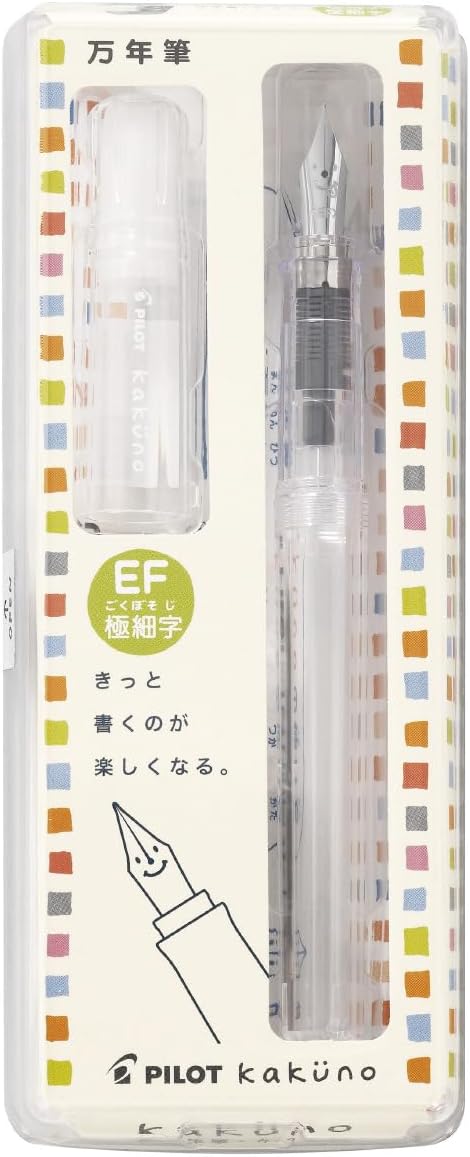 Pilot Kakuno Fountain Pen Clear Demonstrator