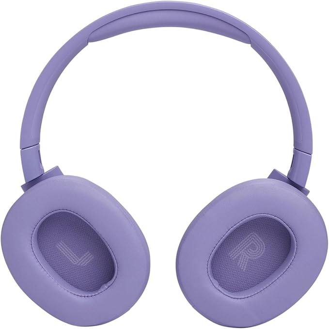 JBL TUNE 770NC - Adaptive Noise Cancelling with Smart Ambient Wireless Over-Ear Headphones, Bluetooth 5.3, Up to 70H battery life with speed charge, Lightweight, comfortable & foldable design (Purple)