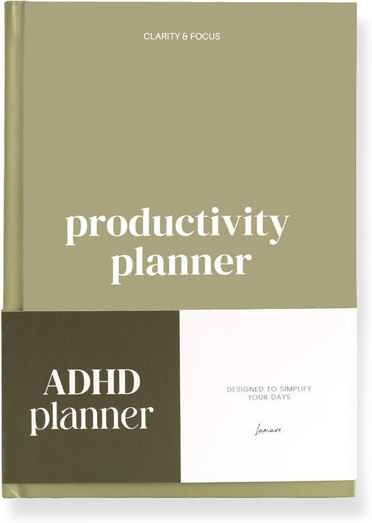 Lamare ADHD Planner for Adults Women – The Ultimate Daily Productivity Planner