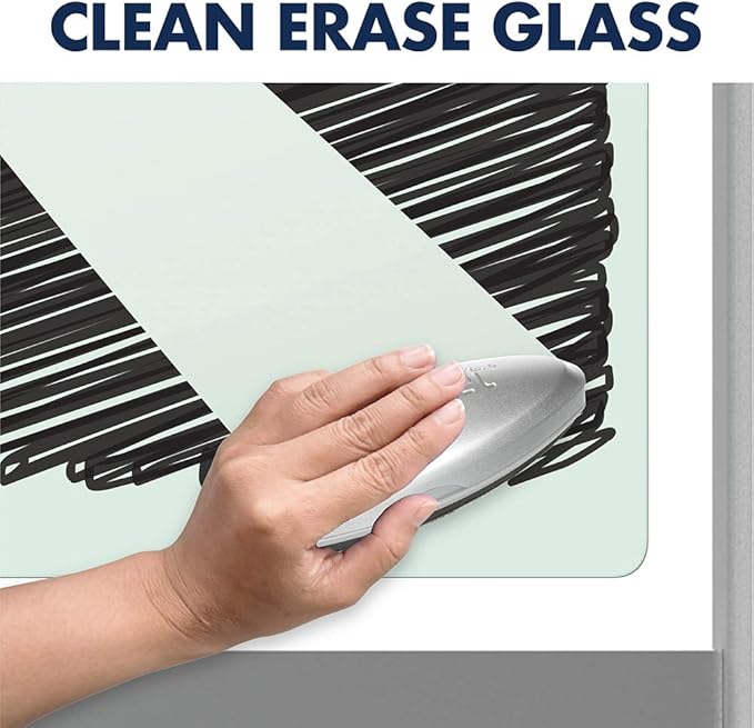 Quartet Easel, Magnetic, Glass Whiteboard, 4' x 3', Reversible, Portable, Flip Chart Holder, Infinity (ECM43G)