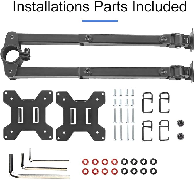 Suptek Dual Fully Adjustable Arm and Plate for Suptek Monitor Mount (MD6SB)