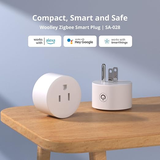 Smart Plug Compatible with Alexa and Google Home, WiFi Smart Outlet Socket Remote Control Timer Function, Only 2.4GHz Network