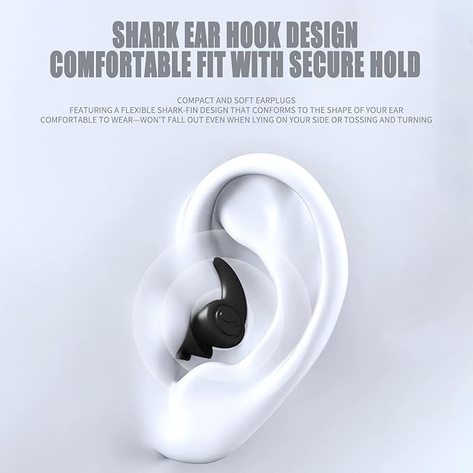 Swimming Ear Plugs 3 Pairs Reusable Silicone Noise-Reducing Earplugs for Sleep Deep Focus Swimming Snorkeling Showering Adults Orange+White+Green