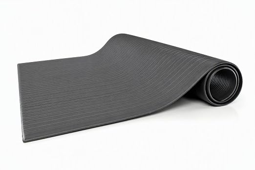 Guardian 24041202 Air Step Anti-Fatigue Floor Mat, Vinyl, 4'x12', Black, Reduces Fatigue and discomfort, Can be Easily Cut to fit Any Space