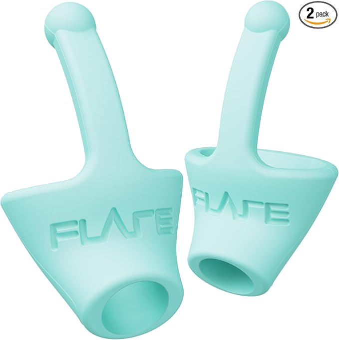 Flare Audio Calmer | Noise Reducing Ear Plugs Alternative | Silicone Reusable Ear Plugs for Noise Sensitivity, Focus and Travel | Ear Plugs for Noise Reduction (mini, Mint)