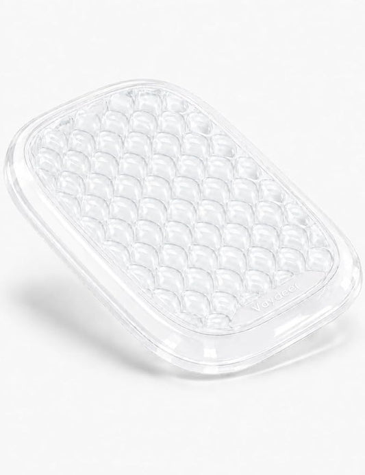 【Upgraded Larger and Thicker】 Vaydeer Clear Gel Elbow Rest Pad 1pc, Desk Wrist Rest, Ergonomic Mouse Cushion Support, Armrest for Computer Laptop Working Typing Gaming Office
