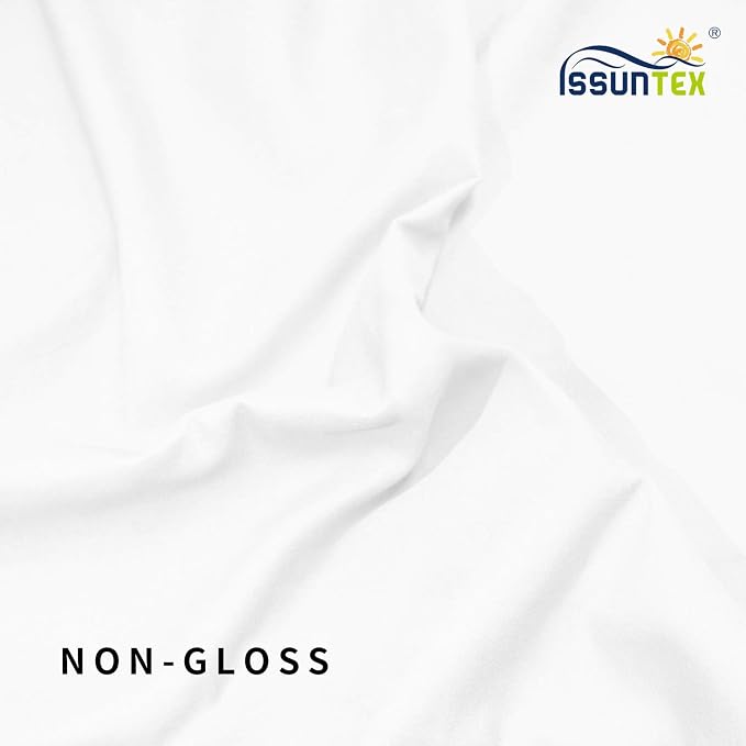 ISSUNTEX 5X7 ft Background Muslin Backdrop, Photo Studio, Collapsible High Density Screen for Video Photography and Television-White