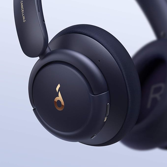 soundcore Life Q30 by Anker, Hybrid Active Noise Cancelling Headphones with Multiple Modes, Hi-Res Sound, Custom EQ via App, 50H Playtime, Comfortable Fit, Bluetooth, Multipoint Connection