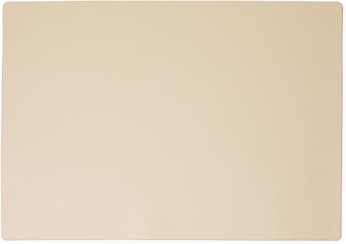 Premium Dove Full Grain Leather Desk Pad – Modern Desk Mat for Home Office or Workspace – Water & Scratch Resistant, Slim Portable Design with Microsuede Lining