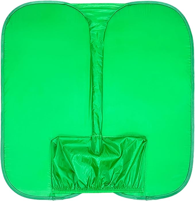 Streaming Green Screen Chair | Reversible Photography Backdrop, Portable Soft Fabric, Compact Foldable Sheet | Perfect Webcam Video Setup, Live Broadcast, Streaming, Video Conferencing, Content