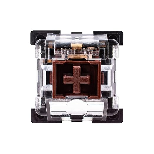 Outemu Brown Switches,3 Pin Tactile Replacement Switches for Mechanical Gaming Keyboard- Pack 65