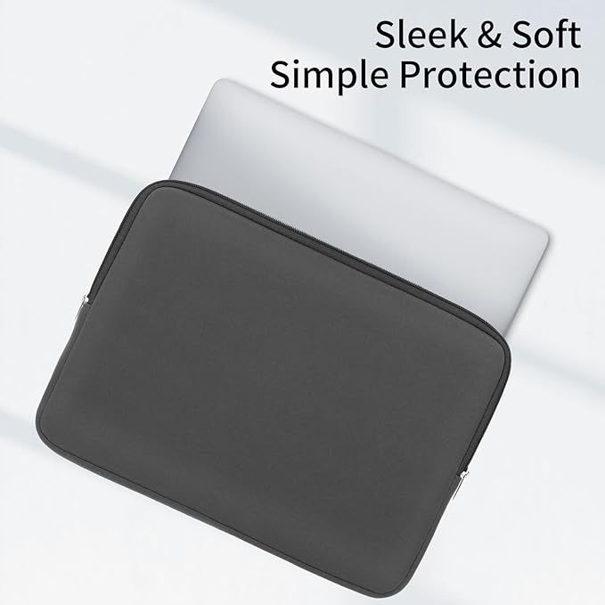 RAINYEAR 11-11.6 Inch Laptop Sleeve Protective Case Soft Carrying Cover Compatible with MacBook Neo A18 11.6" MacBook Air for 11" Notebook Tablet Chromebook (Gray)