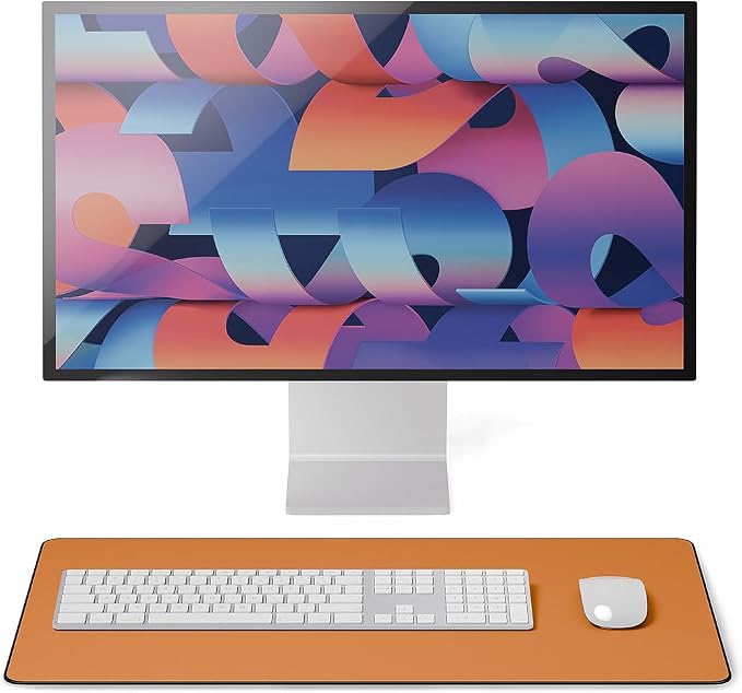Jotsome Leather Desk Pad Mat, Non-Slip Desk Blotter Pad - Desk Protector for Office, Home, Laptop, and Desktop