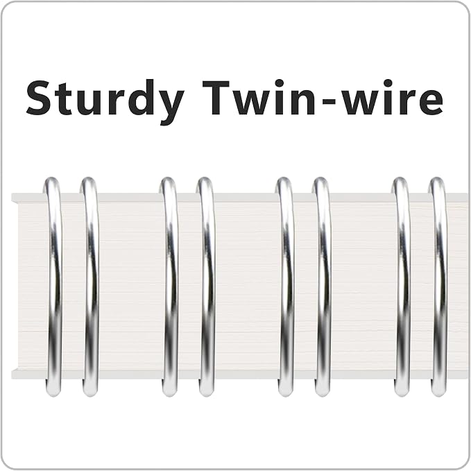 RETTACY Dotted Journal Notebook, 2-Pack, 160 Pages per Pack, B5 Medium Size (7.6'' × 10''), 100 GSM Thick Paper, Spiral-bound, Flexible Plastic Cover, for Journaling, Planning, Tracking