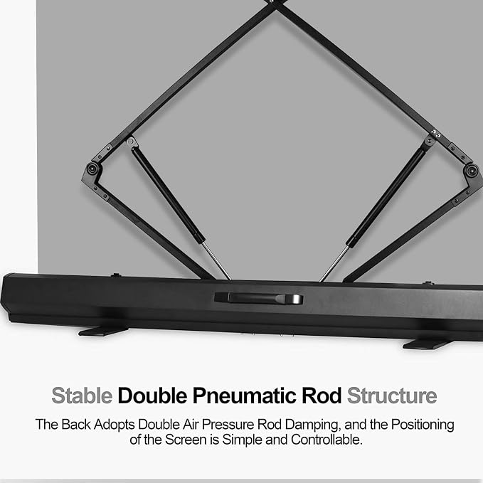 EMART 58x74in Collapsible Grey Backdrop Screen, Retractable Chroma Key Panel for Photo Background Removal, Portable Wrinkle-Resistant Backdrop with Stand for Streaming, Photographic Studio, TikTok