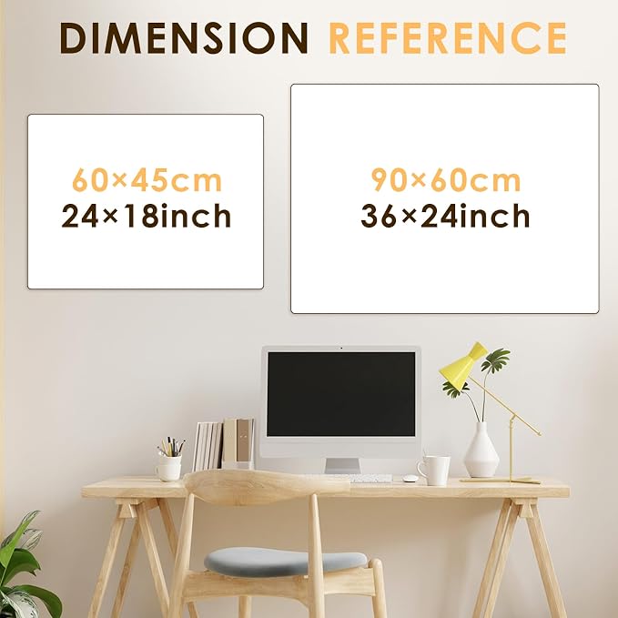 MAKELLO Dry Erase Calendar for Wall 36" x 24", Large Calendar Whiteboard with Cork Board for Office, Home, School, Family, Kitchen and Bedroom, 3' x 2' | 3' x 2', Magnetic, Cork Board, Wall Mount, Pin Board, Large Calendar Whiteboard for Wall, Home, Fa...