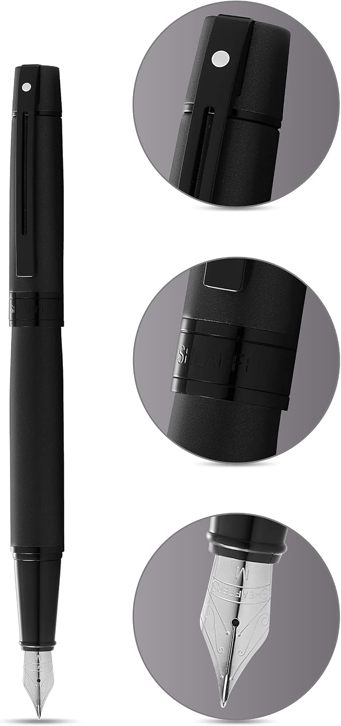 Sheaffer 300 Matte Black Lacquer Fountain Pen