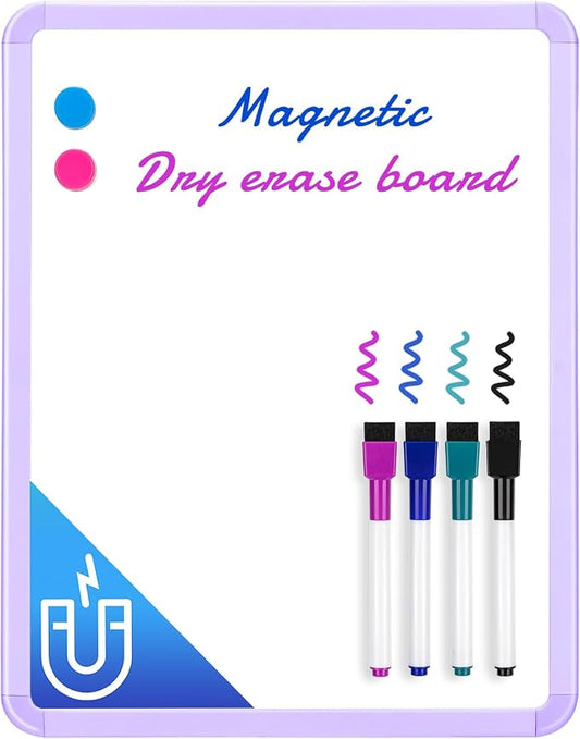 VUSIGN Small White Board Dry Erase, Purple