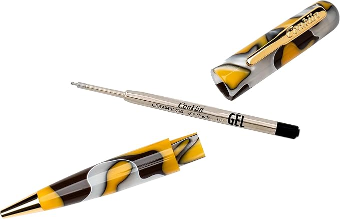 Conklin All American Gel Pen Yellowstone | Luxury Gel Pen with Refillable Ink | Smooth Writing, Premium Quality, Elegant Design