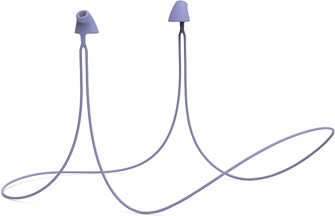 Flare Calmer Secure | Ear Plugs Alternative | Daily Noise Relief | Sound Sensitivity | Stress Relief | No Muffling | Improve Wellbeing | Comfy, Reusable, Soft Silicone Earplugs | Purple