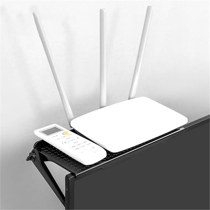 Adjustable TV Screen Top Shelf Display Shelf Computer Monitor Riser Desktop Stand TV Rack TV Top Monitors Simple Bracket(ZWJ-H-2)