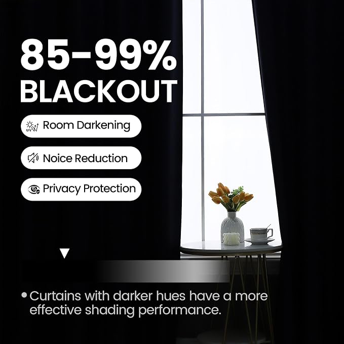 Floor to Ceiling Curtain for Wall Ceiling Mount Track - Extra Wide Blackout Curtains Room Separator - Privacy Room Divider Curtains for Ceiling Track System or Rod with Hooks, 1 Panel