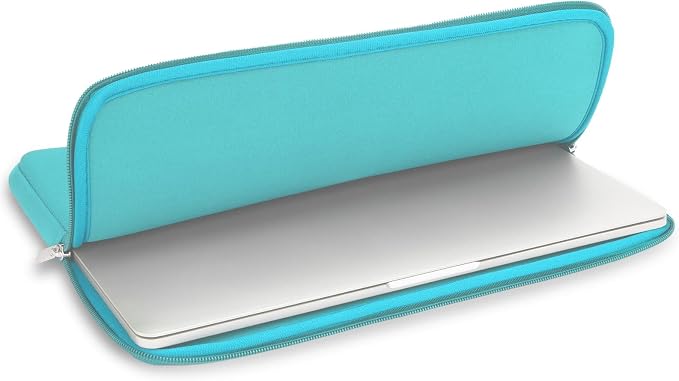 RAINYEAR 16 Inch Laptop Sleeve Soft Case Padded Bag Specially Compatible with 16" MacBook Pro M1 M2 M3 M4 M5 Pro/Max A2141 A2485 A2780 A2991 A3403 A3186 A3428 A3429 (Blue)