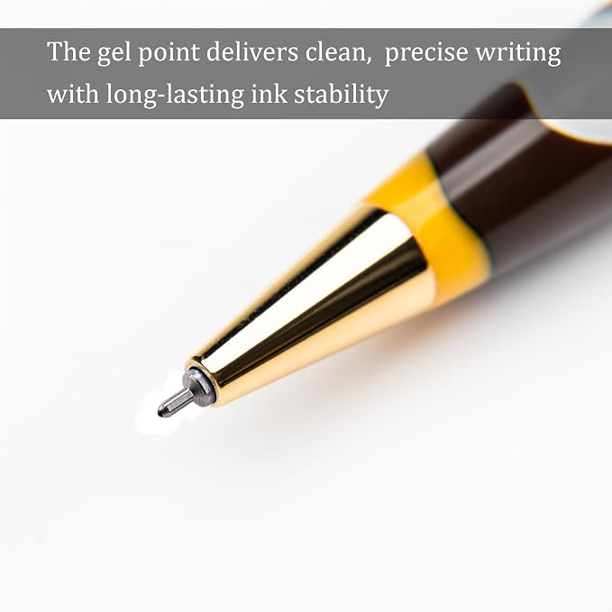 Conklin All American Gel Pen Yellowstone | Luxury Gel Pen with Refillable Ink | Smooth Writing, Premium Quality, Elegant Design