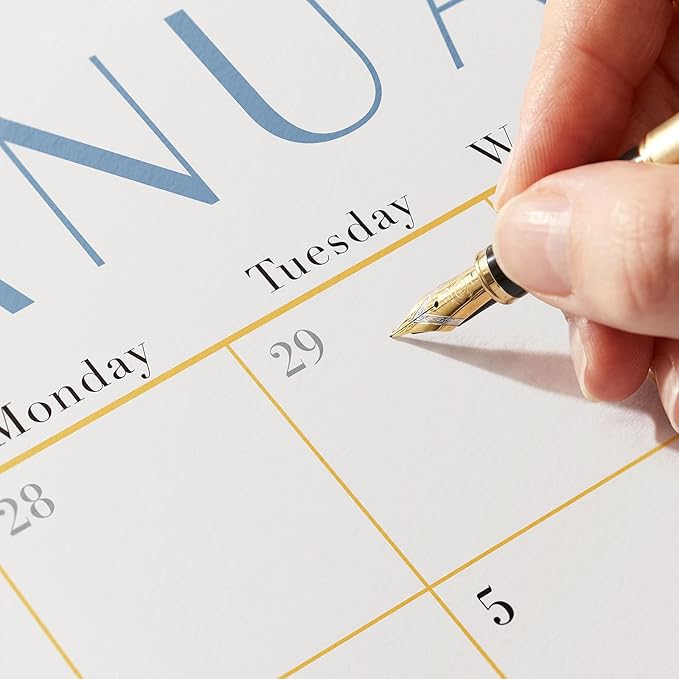 Jotsome Desk Calendar 2026-2027 with Desktop Mat, Desk Pad Calendar From July 2026 to December 2027 17x12 inch, Desk Blotter Calendar for Home Office and School, Easy Organizing (Apricot, 17" x 12")