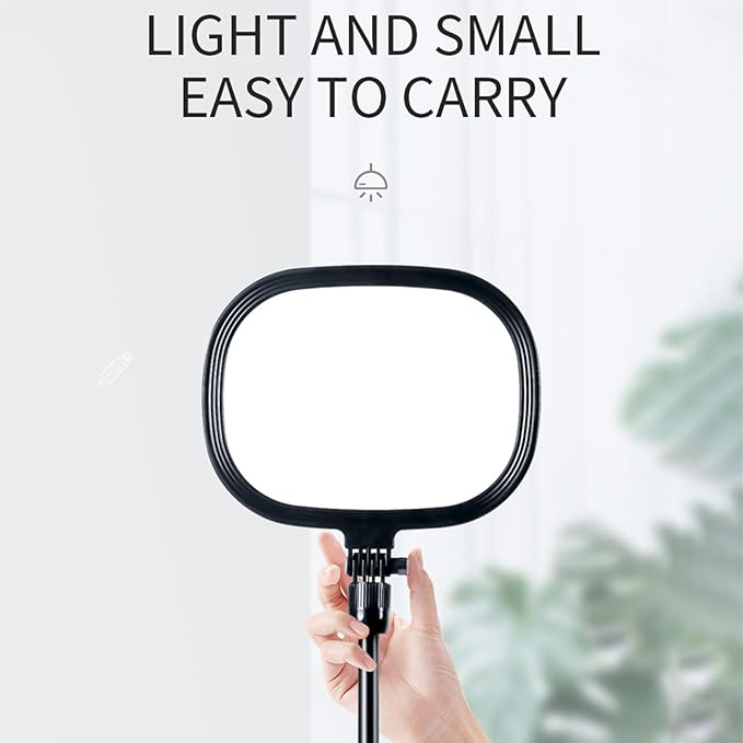 LED Ring Light for Streaming & Zoom Meetings - Dimmable Selfie Light with Tripod Stand, USB Powered Softbox for Computer, Laptop, Tablets, Phones - Video Conference Lighting Kit