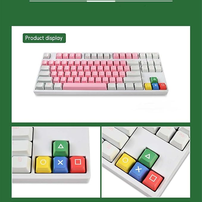 DIY Keycaps - 4 Custom Dye-Subbed PBT OEM Keycaps for Gaming Mechanical Keyboard Direction Keys (B)