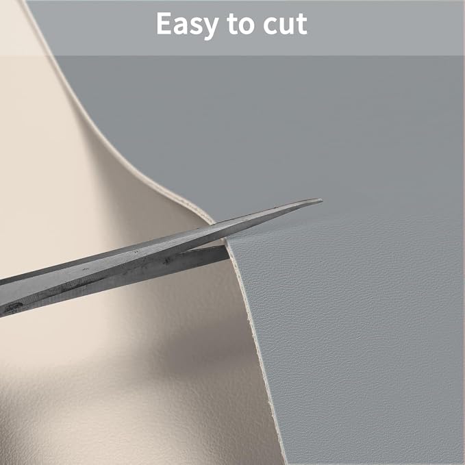 Desk Pad - 14x45 Inch Waterproof Easy to Clean Can Conceal Flaws Protector The Table Top from Scratches Used for Coffee Table Office Table Dresser(Beige+Light Gray 14x45)