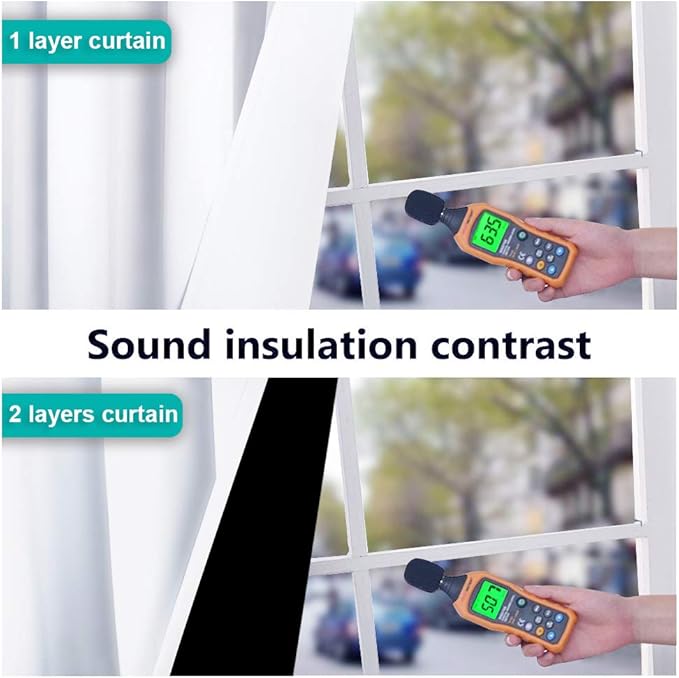 NICETOWN 100% Blackout Window Curtain Panels, Cold and Full Light Blocking Drapes with Black Liner for Nursery, 86 inches Drop Thermal Insulated Draperies (White, 2 Pieces, 55 inches Wide Each Panel)