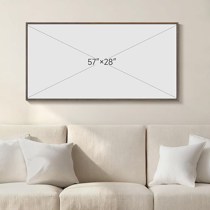 Large Framed Home Sweet Home Wall Art for Living Room, Vintage Rustic Brown Canvas Artwork for Walls, Family Sign Farmhouse Horizontal Painting Print Wall Decor for Bedroom Hallway Office, 30x60 Inch